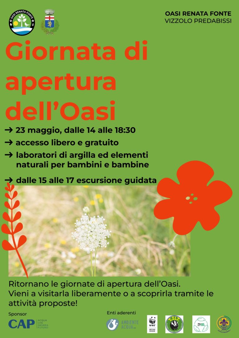 apertura oasi 23 maggio